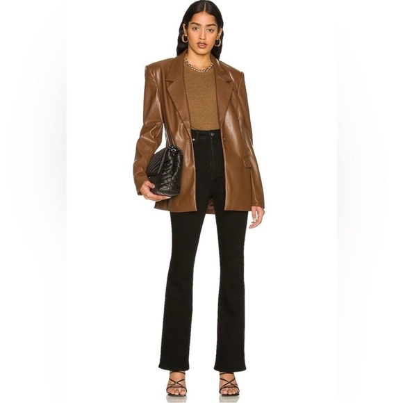 Lovers & Friends black ultra high rise slim boot denim - Picture 1 of 14